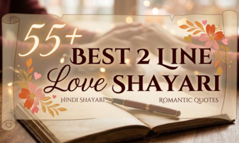 55 + Best 2 Line Love Shayari