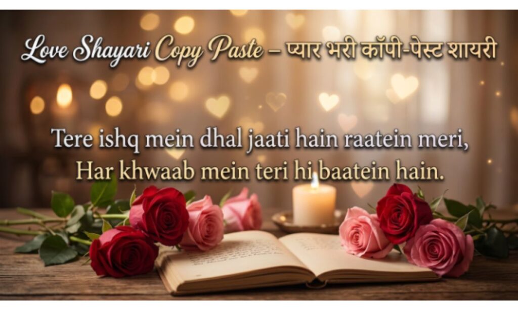 Love Shayari Copy Paste