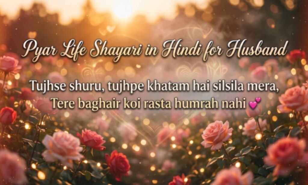 Pyar Life Shayari in Hindi for Husband