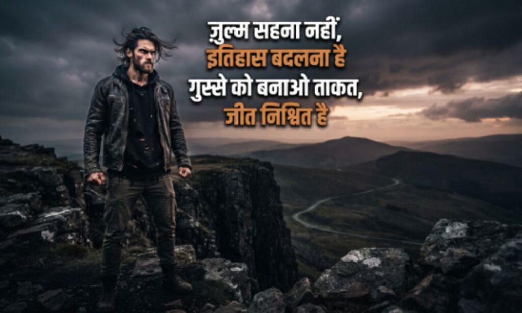 Angry Motivational Shayari