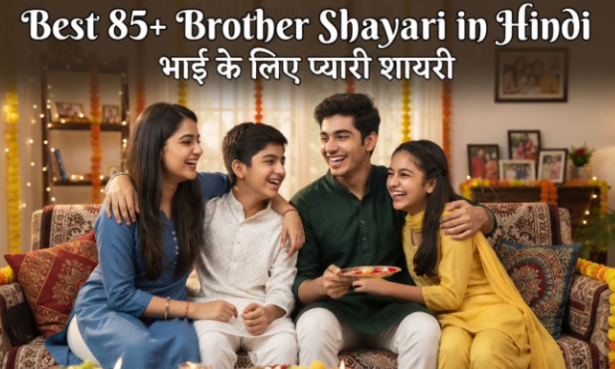 Best 85+ Brother Shayari in Hindi भाई के लिए प्यारी शायरी