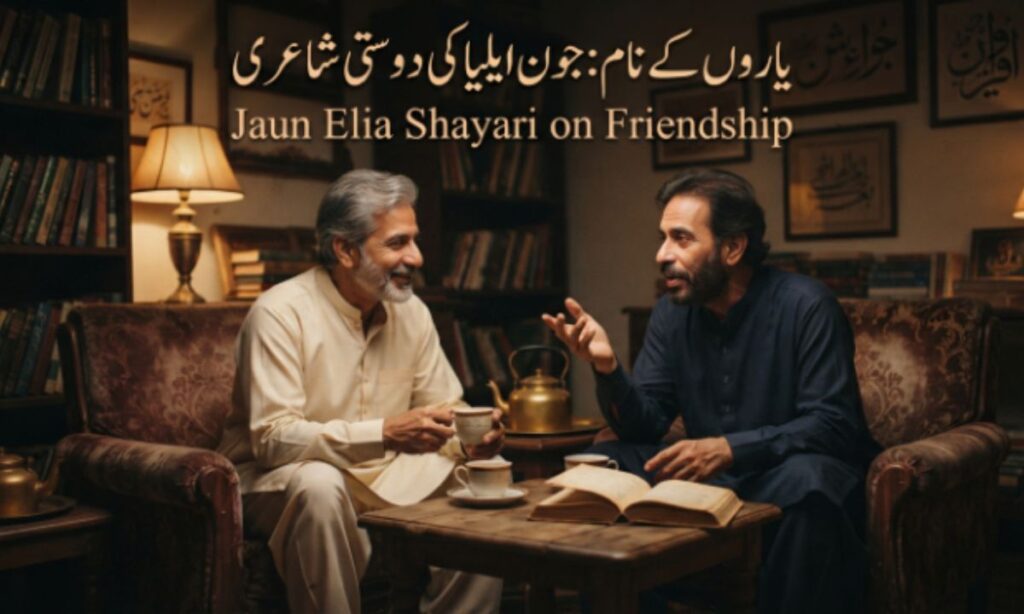 Jaun Elia Shayari on Friendship