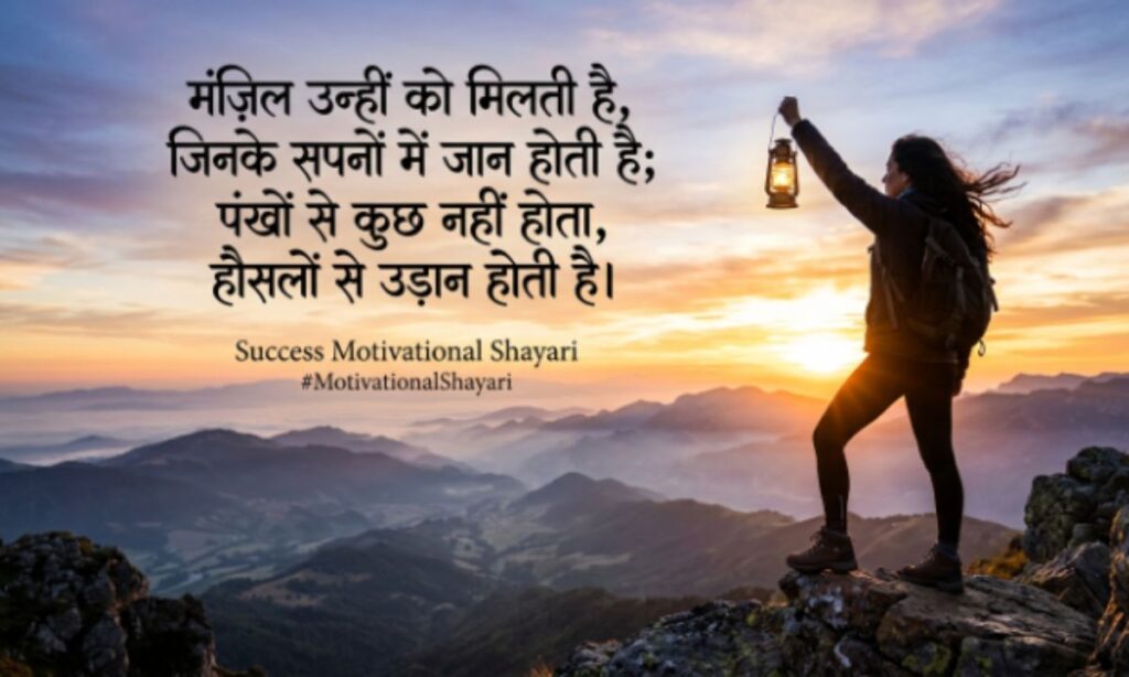 Success Motivational Shayari