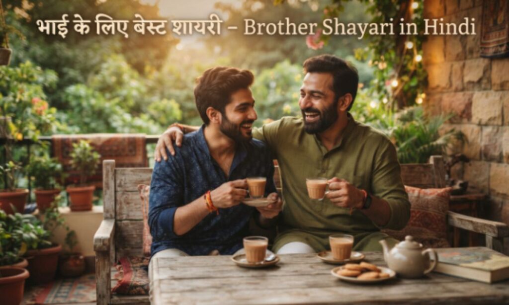 भाई के लिए बेस्ट शायरी – Brother Shayari in Hindi
